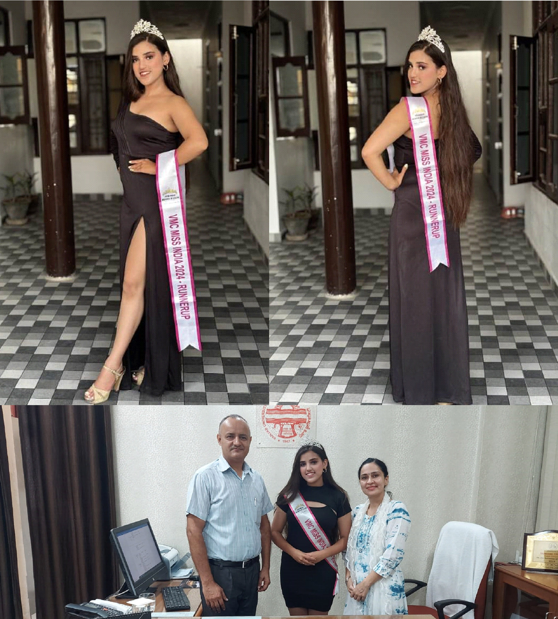 Student of University Institute of Hotel and Tourism Management, Punjab University declared runner-up in Miss India 2024